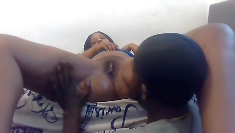 Sexy blonde swallows a big load