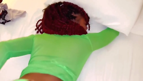 Hot anal with huge natural tits and a stripper