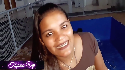 Sexy young chick fucks like a slut