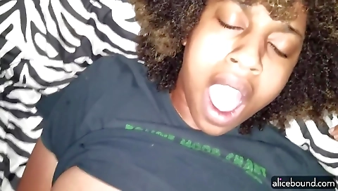 Sexy dark brown sucks and fucks hard