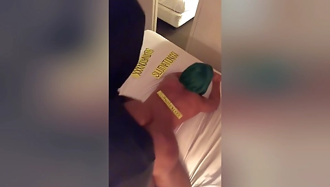 Blonde cutie with huge natural tits fucked